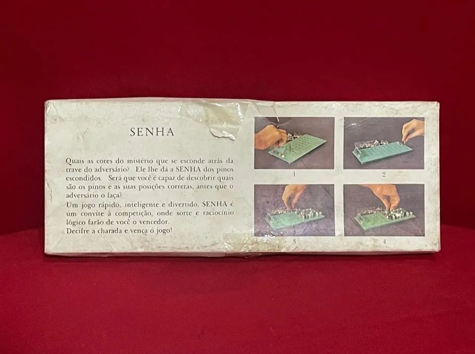 Brinquedo Jogo de Tabuleiro Senha Antigo - Foto 5