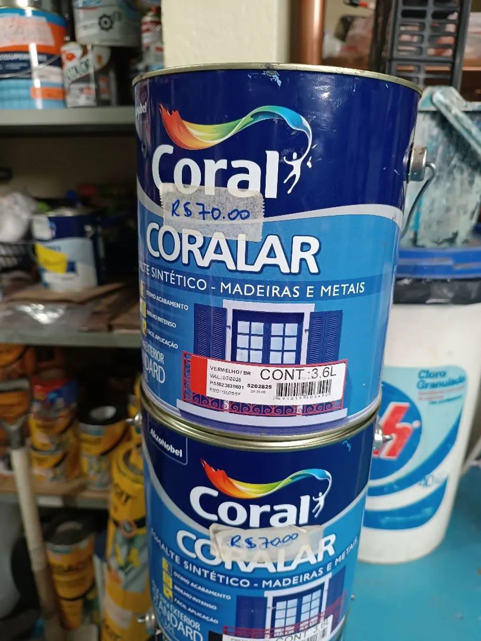 Esmalte Coralar 3,6 litros base solvente  - Foto 5