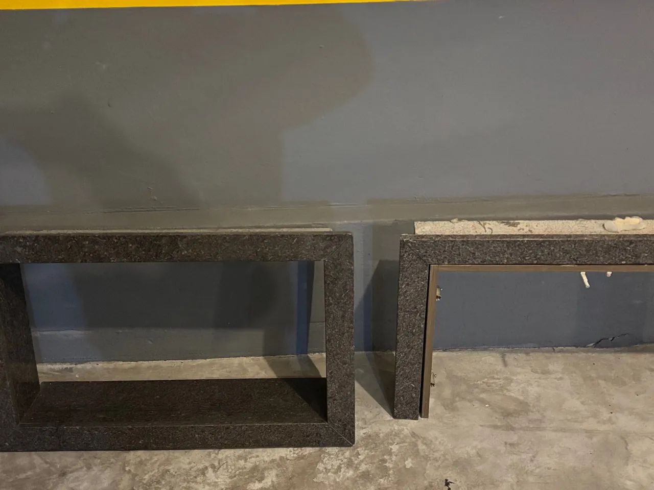 Granito com tampo de Madeira para churrasqueira e guarda lenha - Foto 3