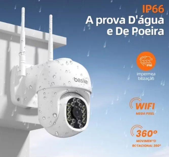 Câmera IP Externa Aprova D'água WIFI Visão Noturna - Foto 3