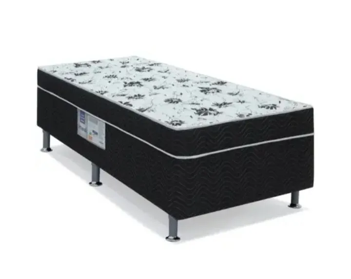 Cama Box Solteiro com Colchão Confortável