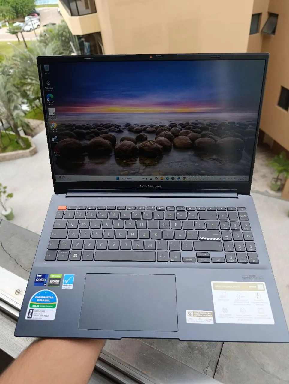 NOTEBOOK ASUSBOOK 15 PRO I9-11900H RTX 3050 TELA 144HZ IMPECAVEL !! CAIXA E NF