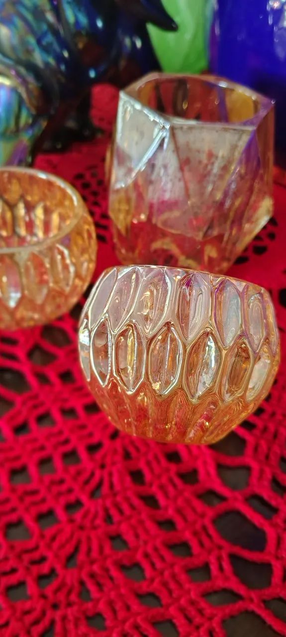 Trio de Castiçais Âmbar  - Foto 2