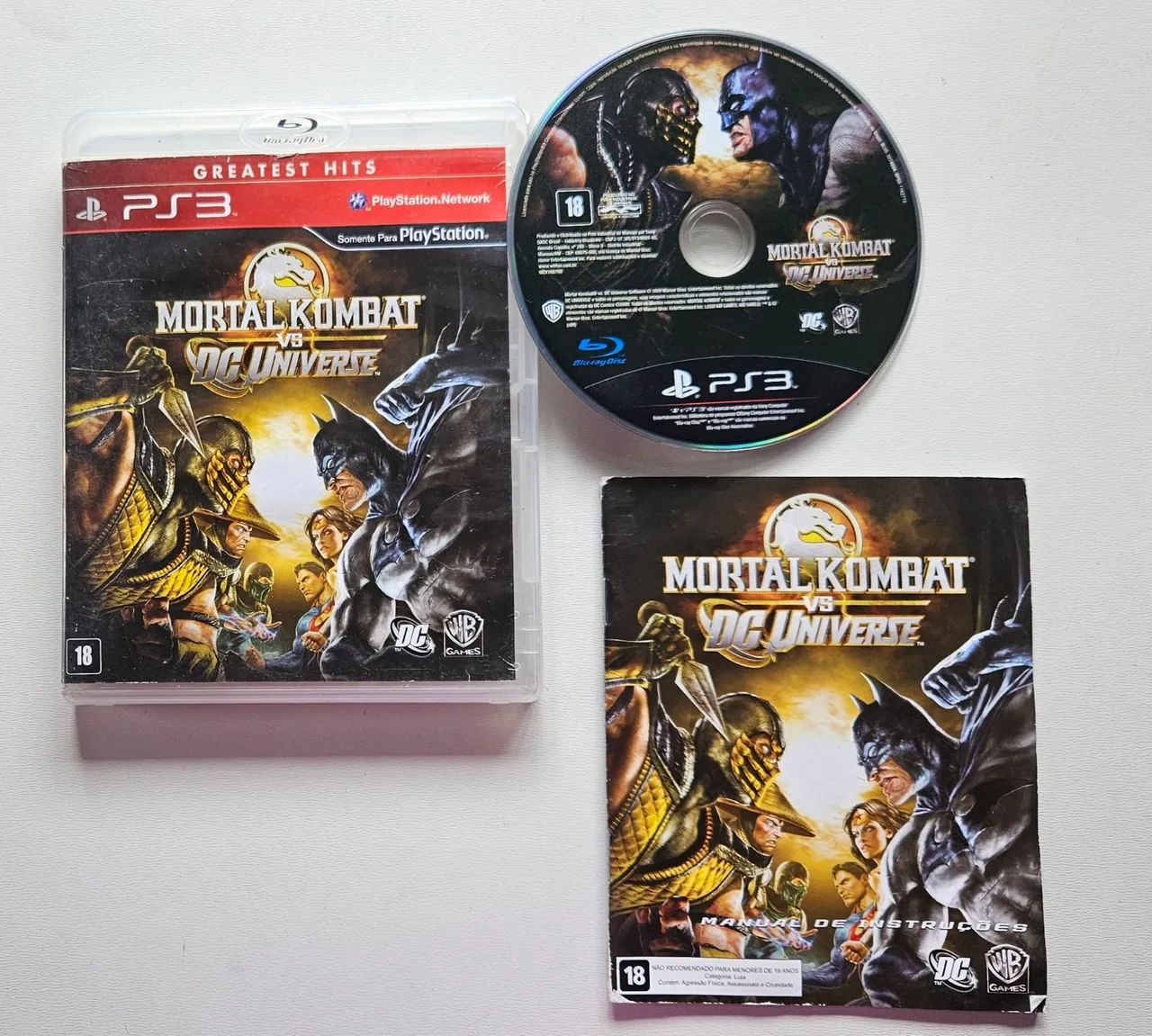 Jogo Mortal Kombat vs DC Universe PS3
