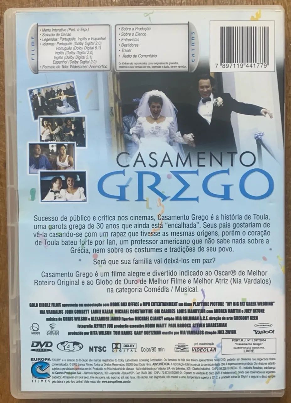 DVD - O Casamento Grego - Foto 3