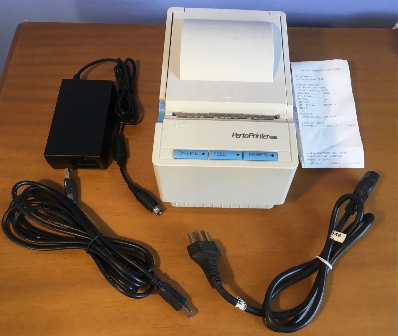 Impressora térmica Perto printer USB para comércio 