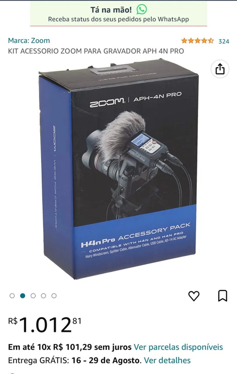 KIT ZOOM APH-4n PRO - NOVO