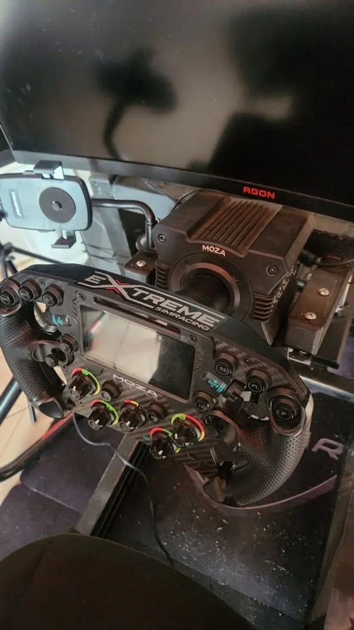 Direct Drive MOZA R12 + Volante FSR + Pedal CRP - O MAIS BARATO DA INTERNET - Foto 3