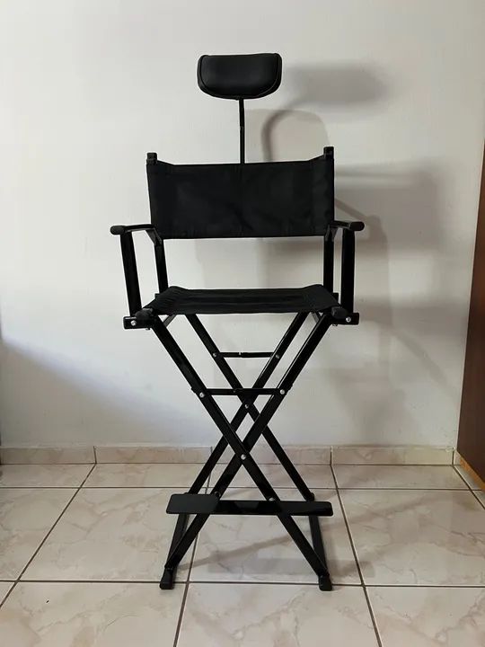 Cadeira Diretor p/ Maquiagem + Bolsa p/ transportar 