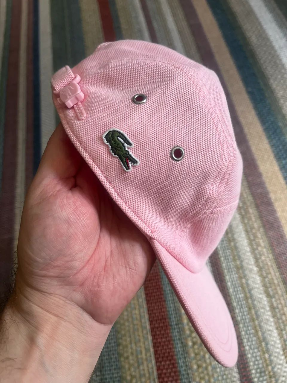 Boné Lacoste Girolle Rosa  - Foto 3