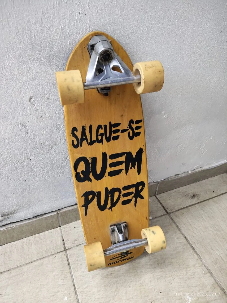 Skate Carver Mormaii - Salgue-se Quem Puder