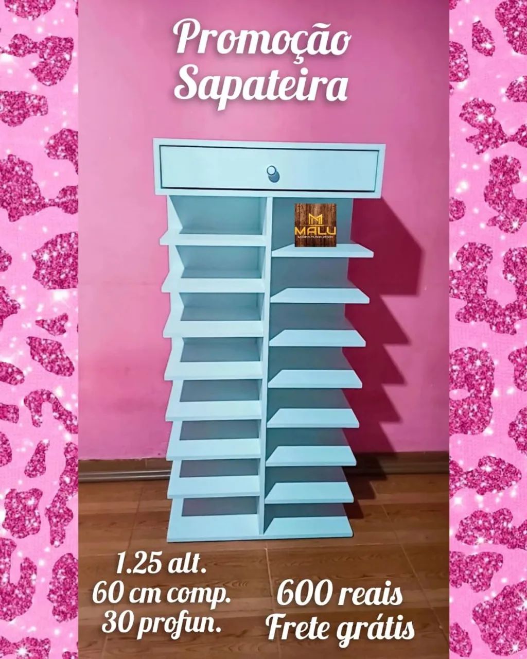 Sapateira 10 Prateleiras - Promoção!