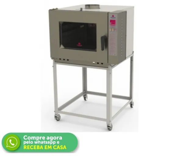 Forno Turbo 5 Esteiras a Gás Progas