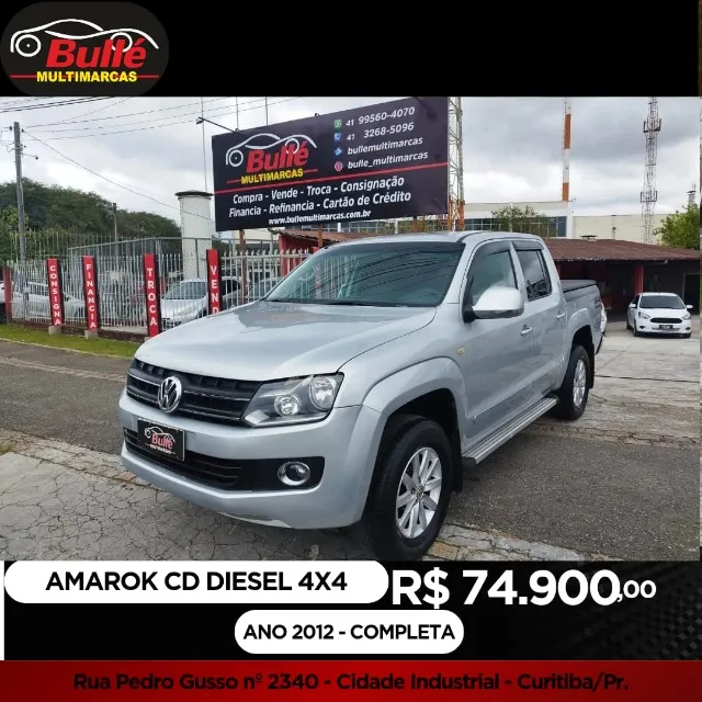 Amarok CD 4X2 Diesel Ano 2012 - R$: 74.900