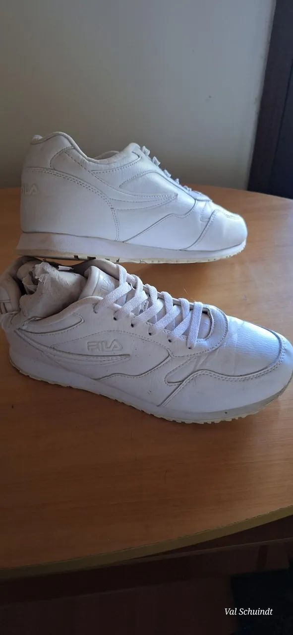 Tênis Fila Branco original - Conforto e Estilo para o seu dia a dia - Foto 2