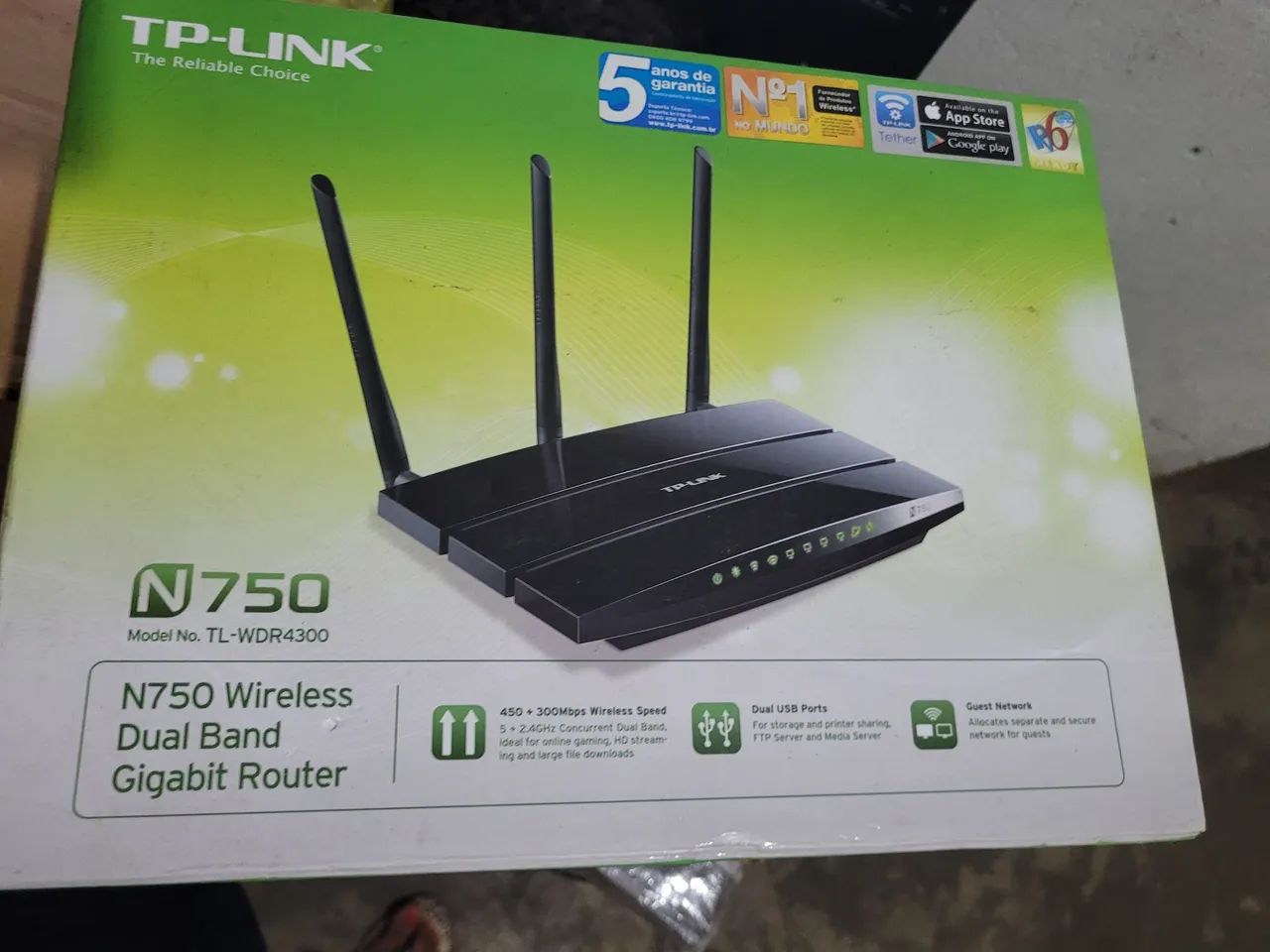 Roteador TP-Link N750 Dual Band Gigabit