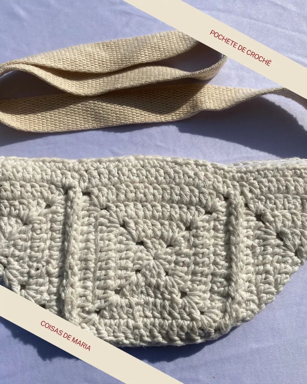 Pochete de crochê  - Foto 3