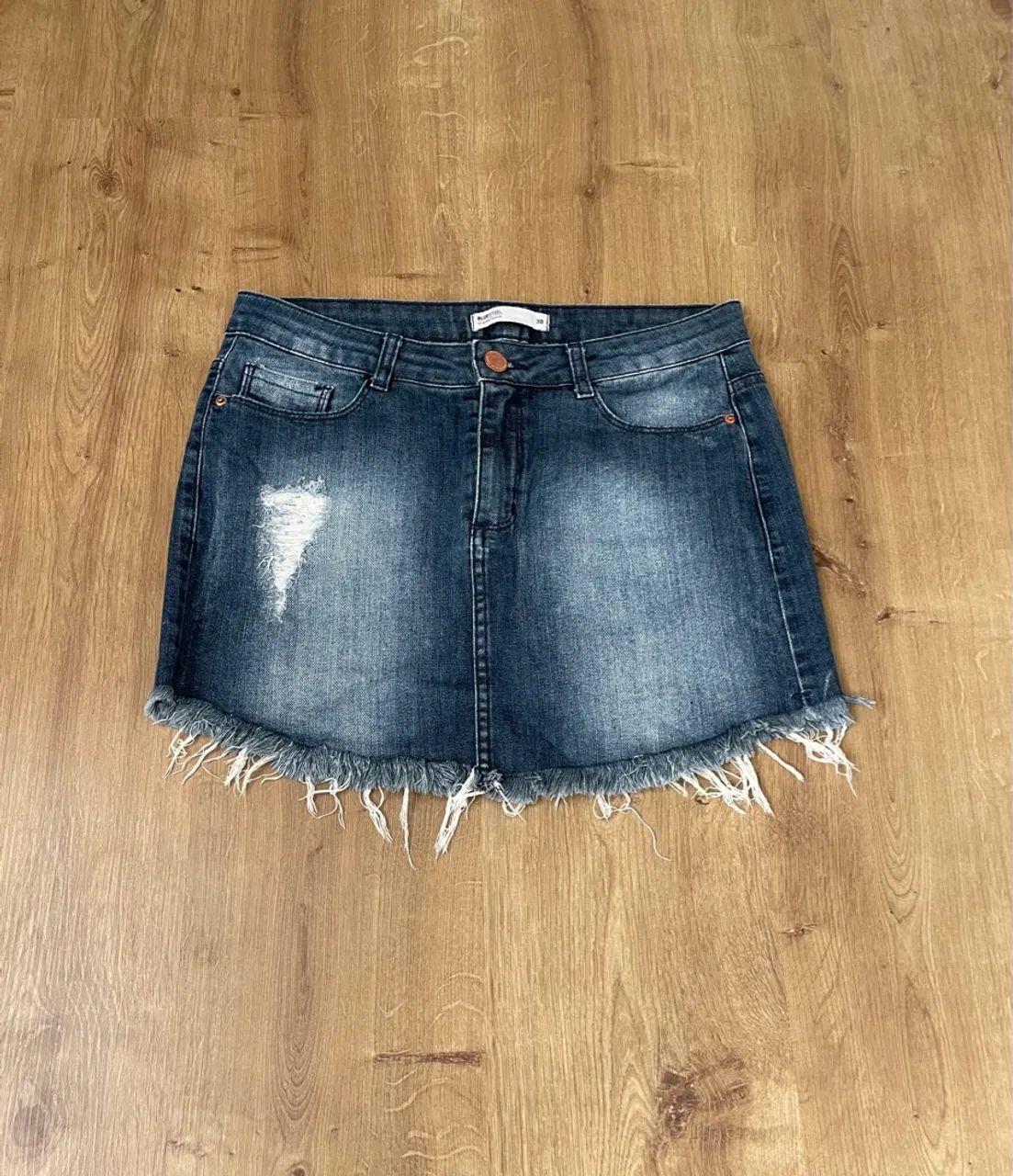 Saia Jeans Destroyed tam 38 Bluesteel