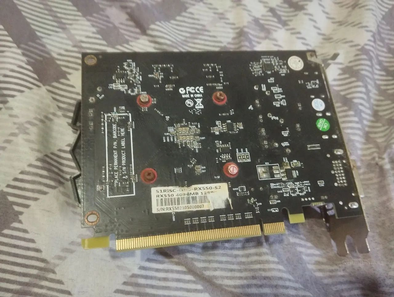 Rx 550 4 GB (Com defeito) - Foto 2