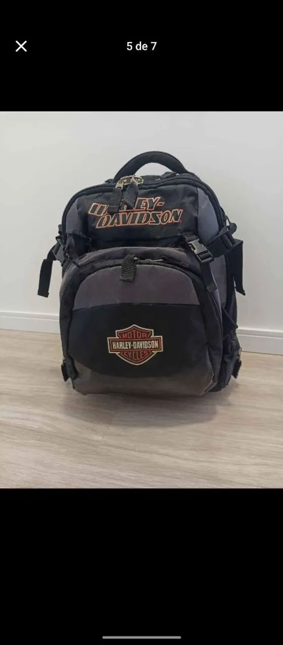 Mochila com rodinhas Harley Davidson. - Foto 2