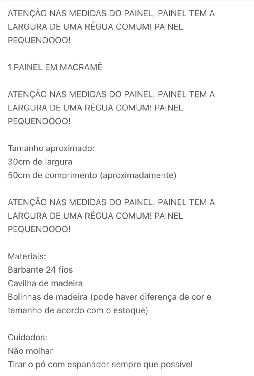 Macramê de Parede Artesanal - Decoração Boho Chic - Foto 5