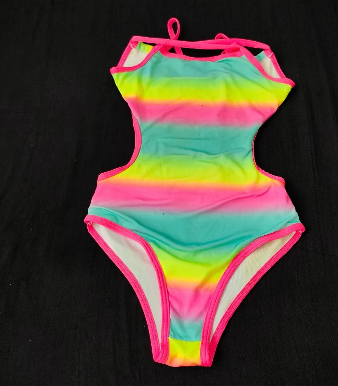 Maiô Infantil Neon Colorido