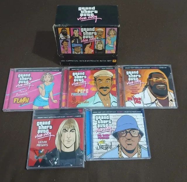 Gta Vice City Official Soundtrack Box Set - Jogos de Vídeo Game