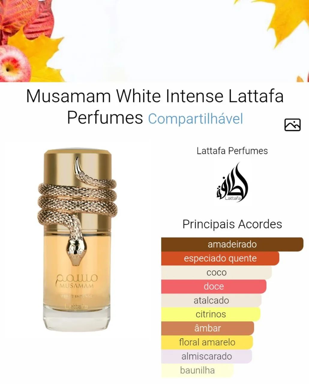 Seu perfume árabe está aqui