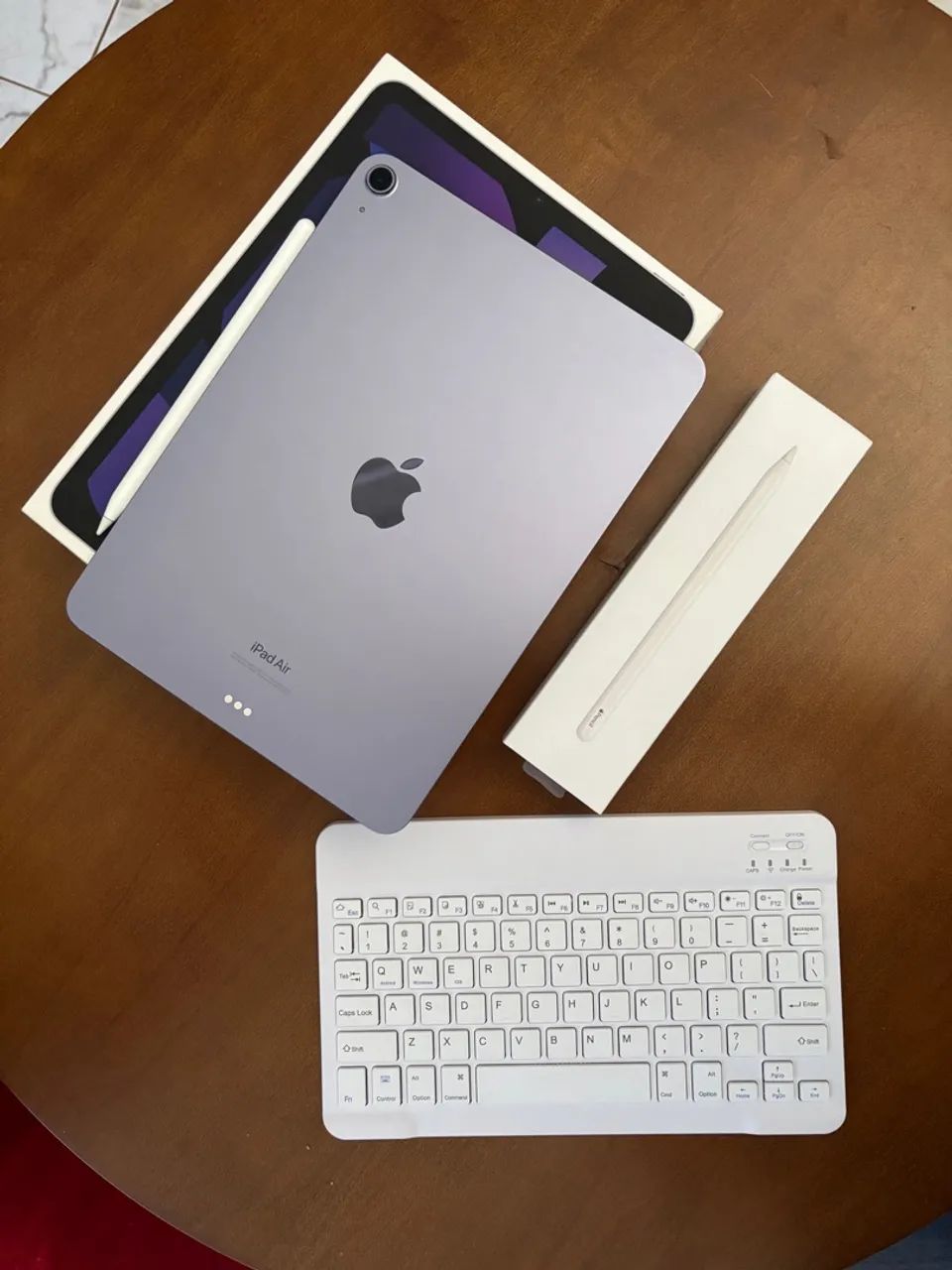 Ipad air 5 roxo 256gb +apple pencil 