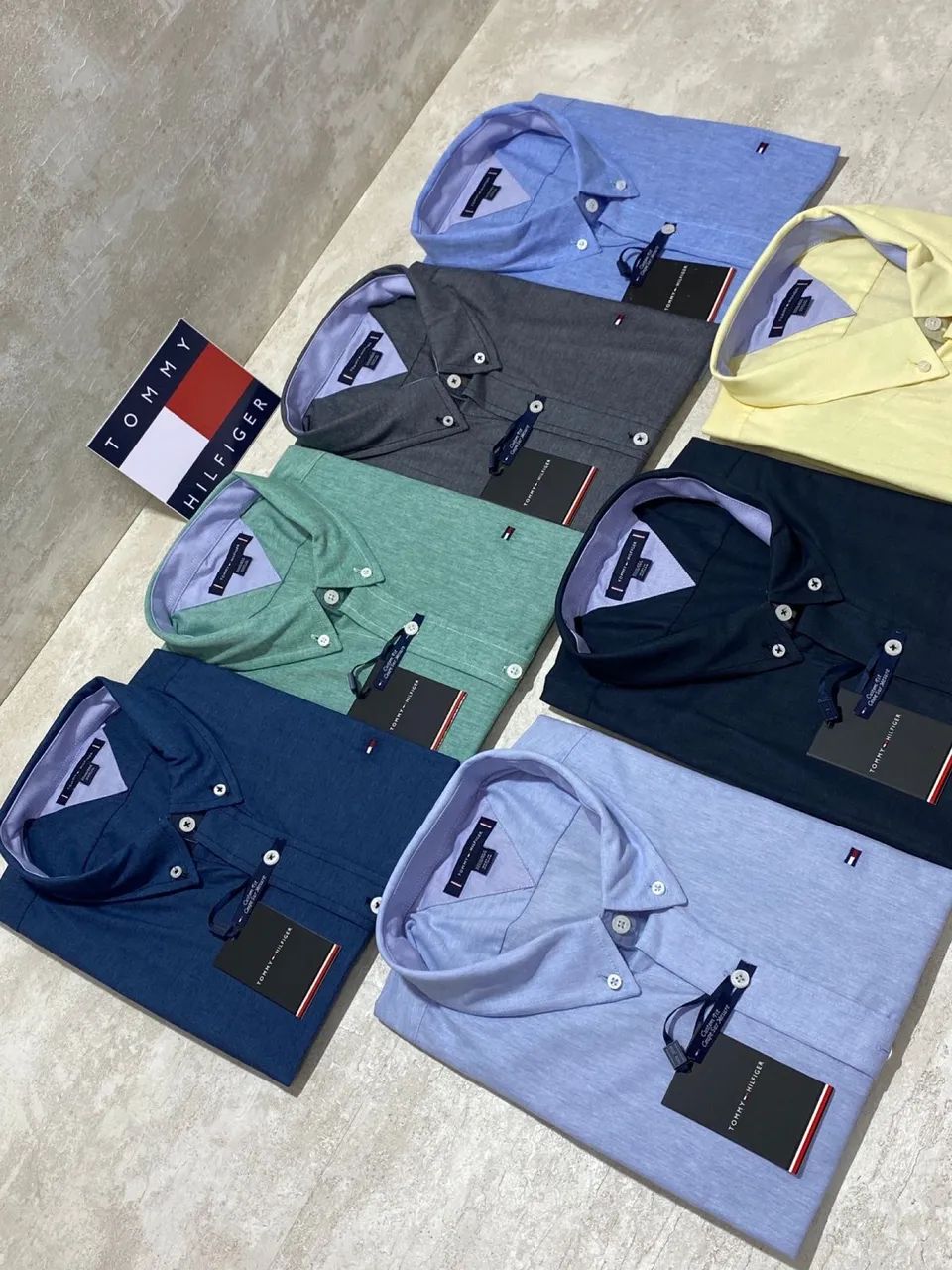 Camisa Social PLUS SIZE Mangas Curtas Ralph Lauren e Tommy Hilfiger - Foto 4