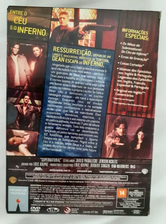 Box DVD Supernatural 4ª Temporada (6 discos) - Foto 2
