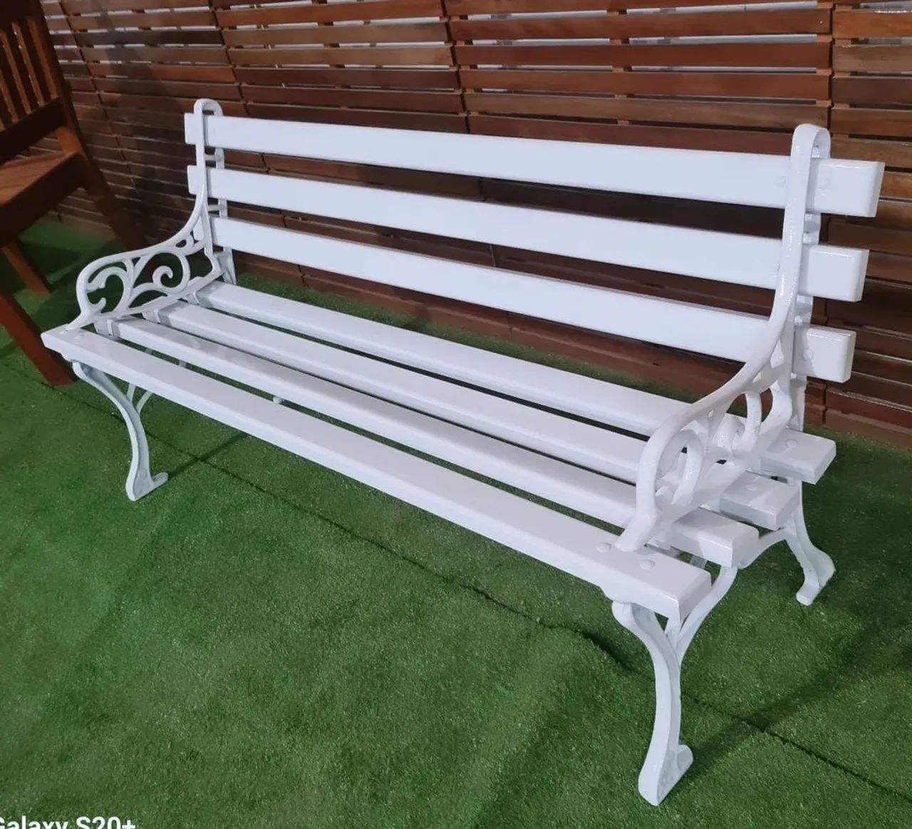 Banco Francês Branco (1,50m)