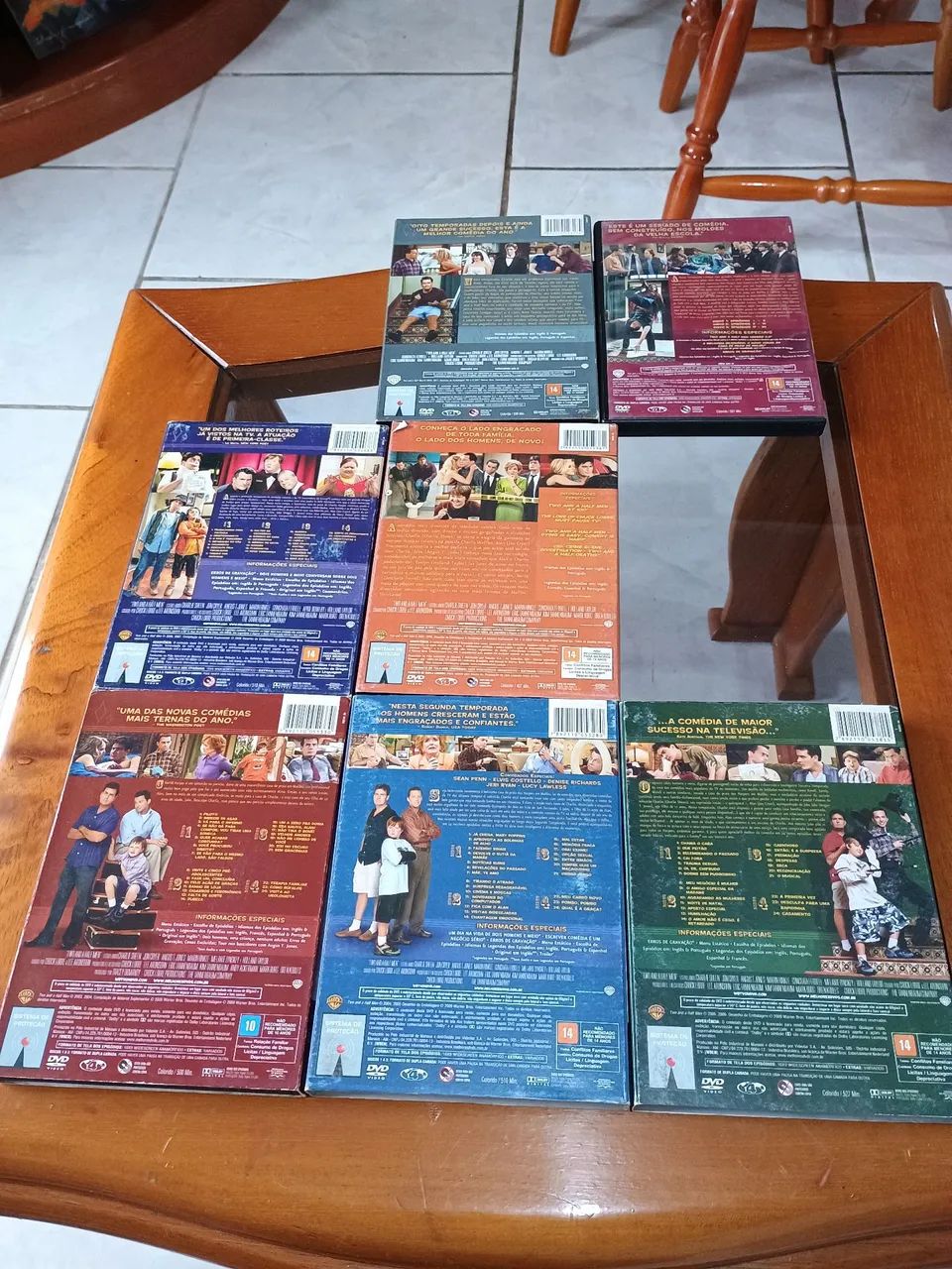 Série Two and a Half Men 1º,2º,3º,4º,5,6º,8ºe 9º temporadas em DVD - Foto 2