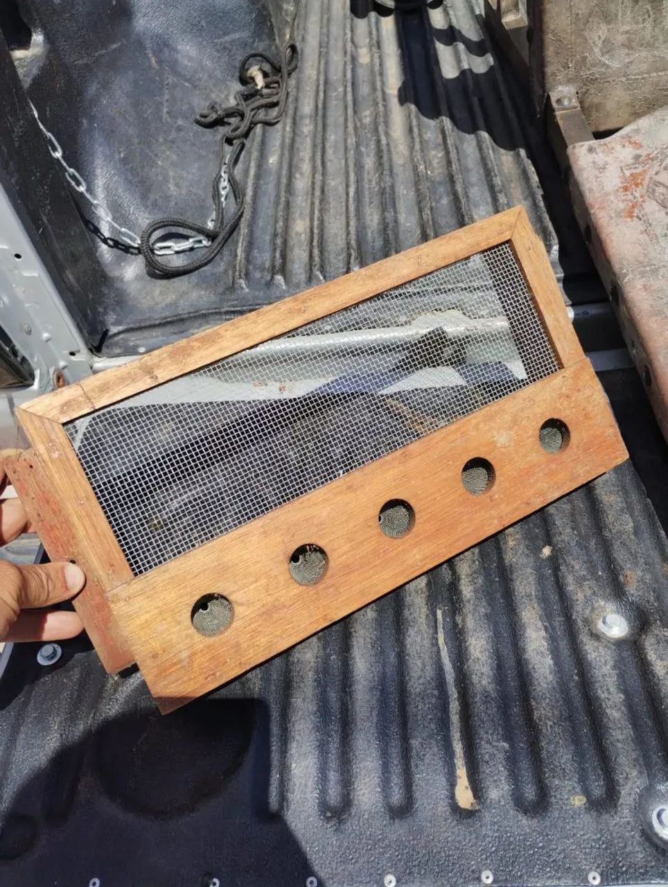 Apicultura, tela para alvado