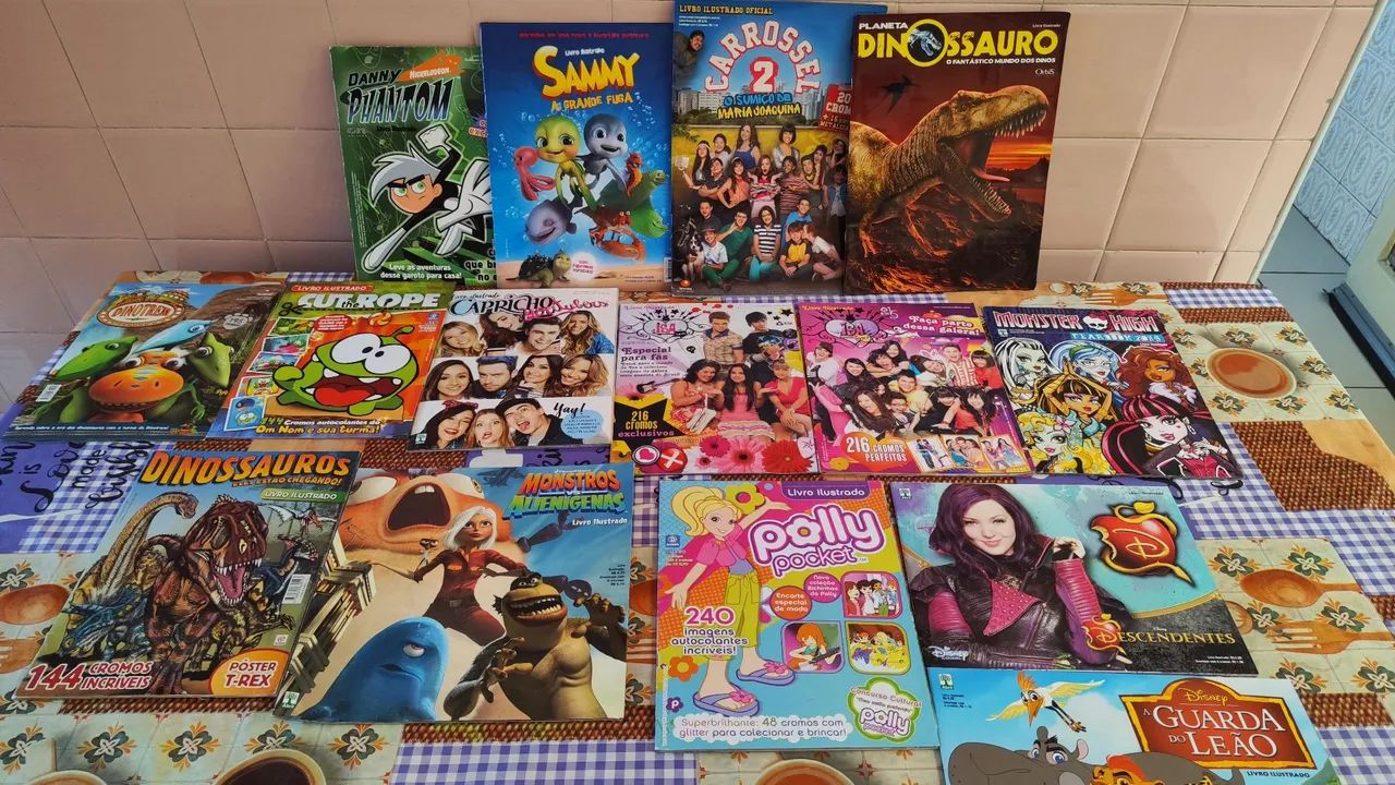 Coleção 114 Álbuns Completos e Colados  - Foto 3