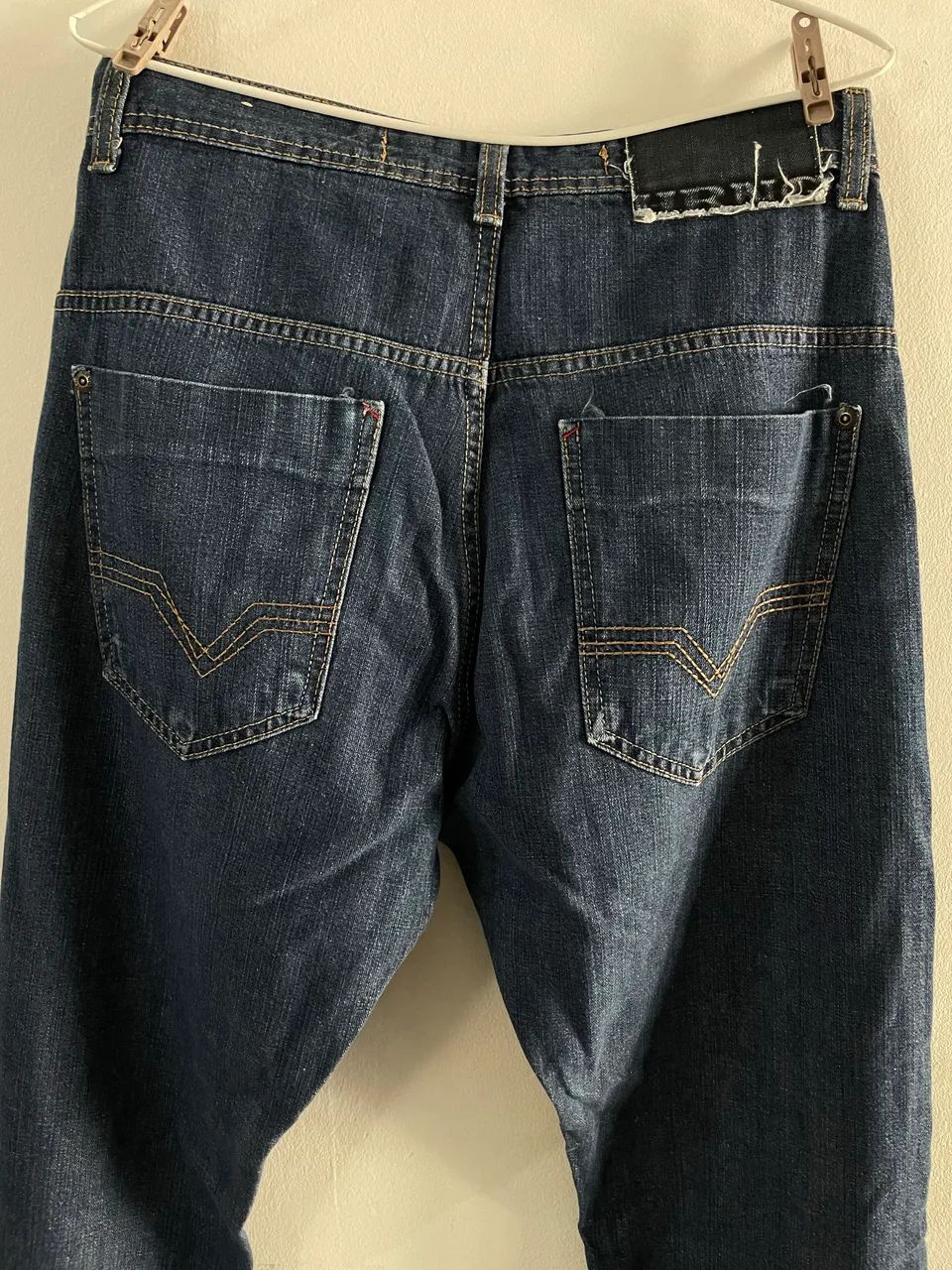 Calça jeans masculina reta  - Foto 3