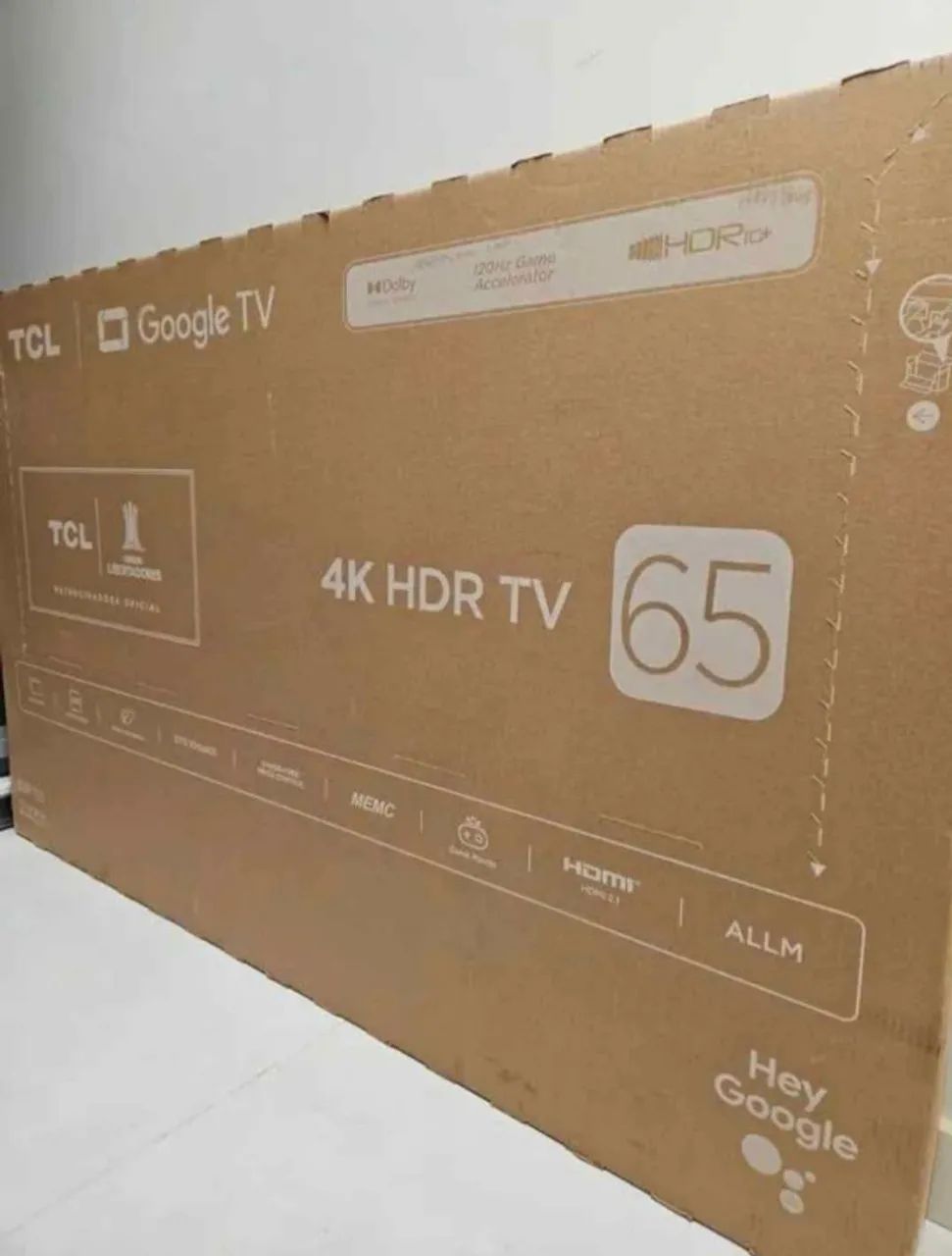 SMART TV TCL 65 polegadas 4K HDR Nota Fiscal [LACRADA]<br><br>Garantia 65P755