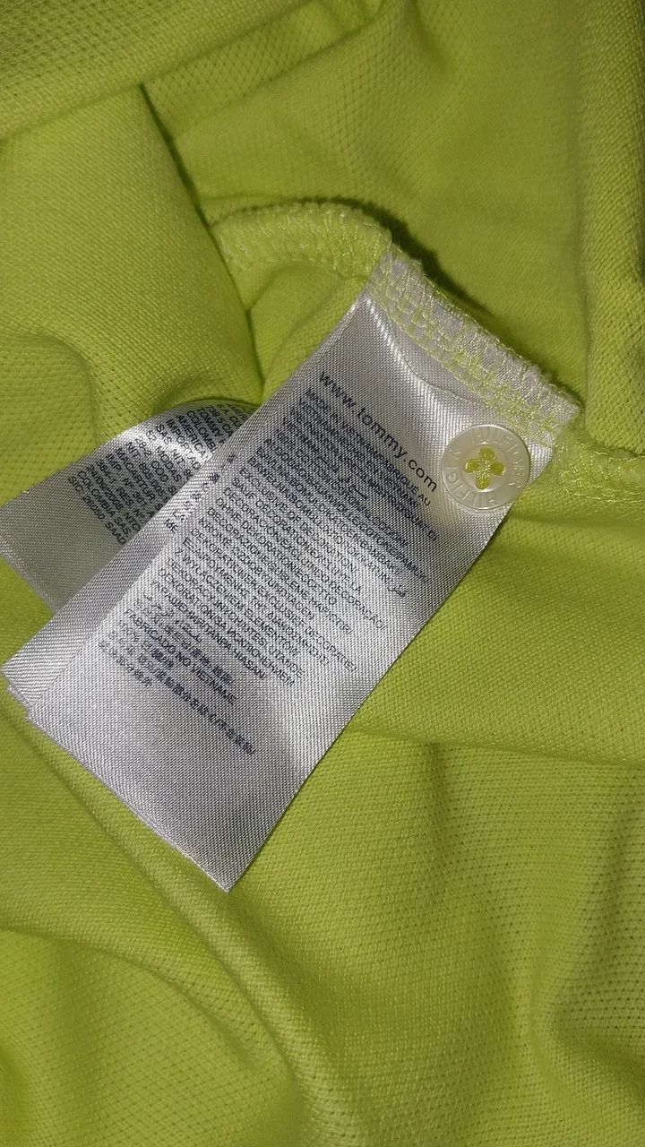 Camisa  Polo masculina Tommy Hilfiger Verde M - Foto 4