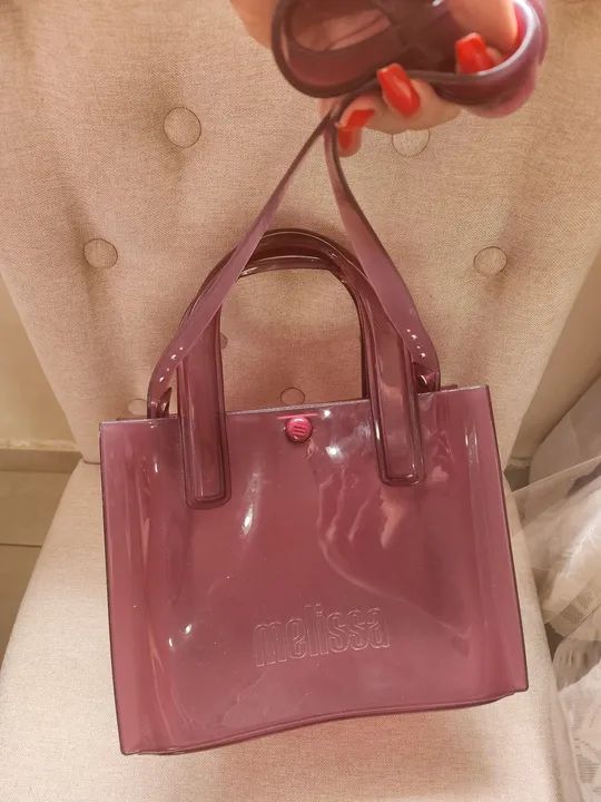 Bolsa Melissa totebag urban bag perfeito estado - Foto 5