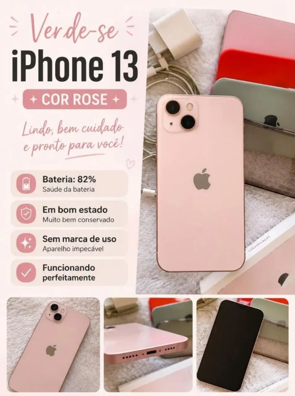 Iphone 13 Rosa 128Gb - Foto 2