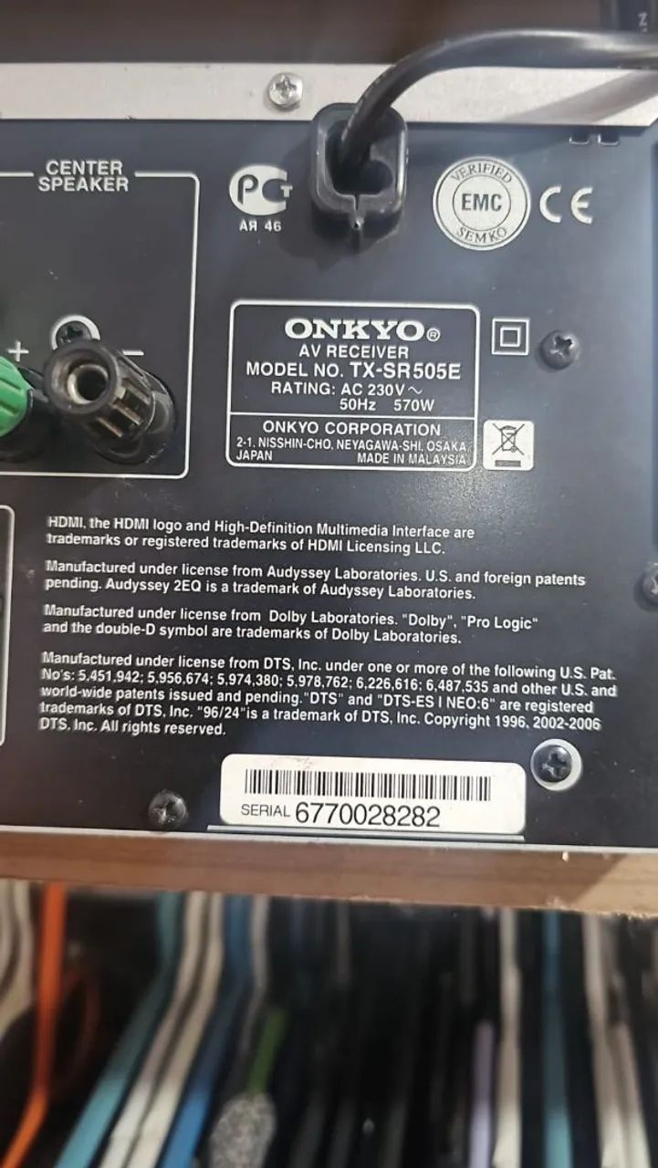 RECIEVER ONKYO TX-SR505E - Foto 2