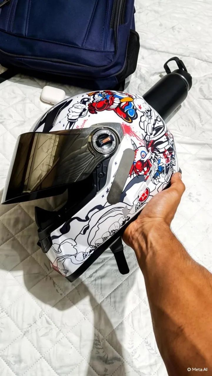 Capacete para moto LS2 FF358 CRAZY CLOWN