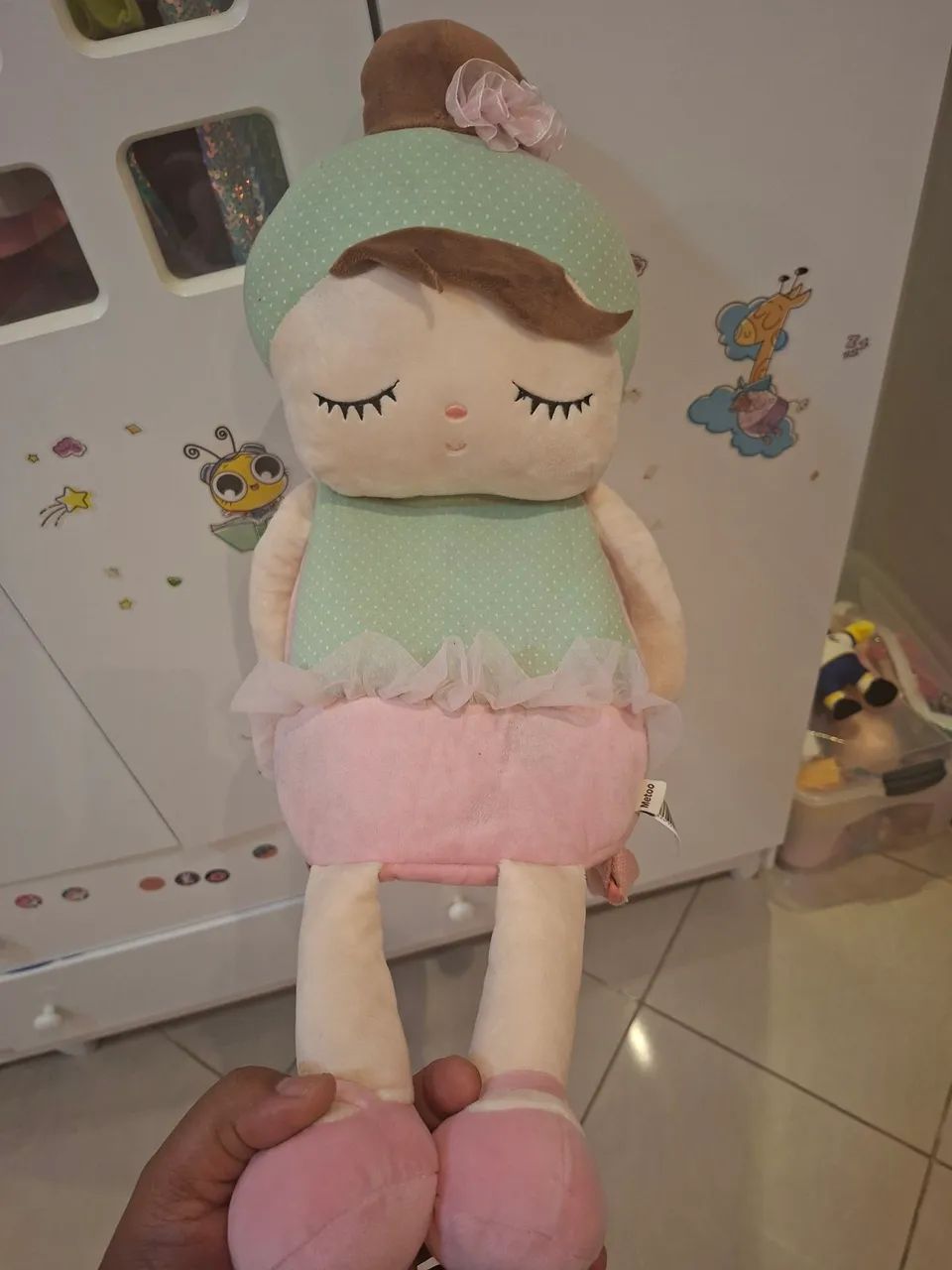 Mochila boneca de pano Metoo Bailarina - Foto 4
