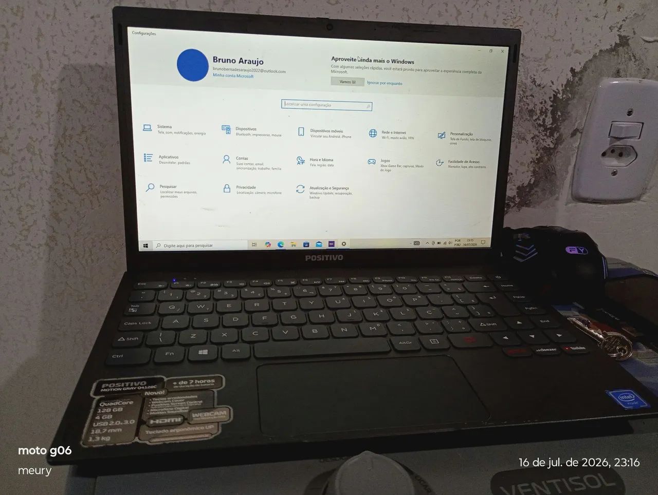 Notebook positivo 