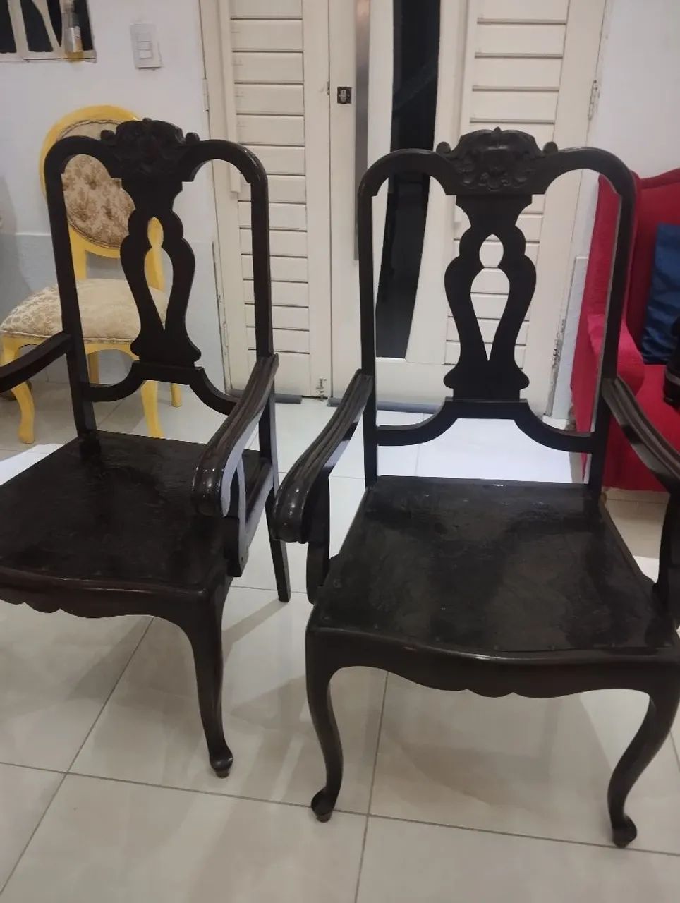 Par de poltronas antigas Chipandelly  - Foto 2