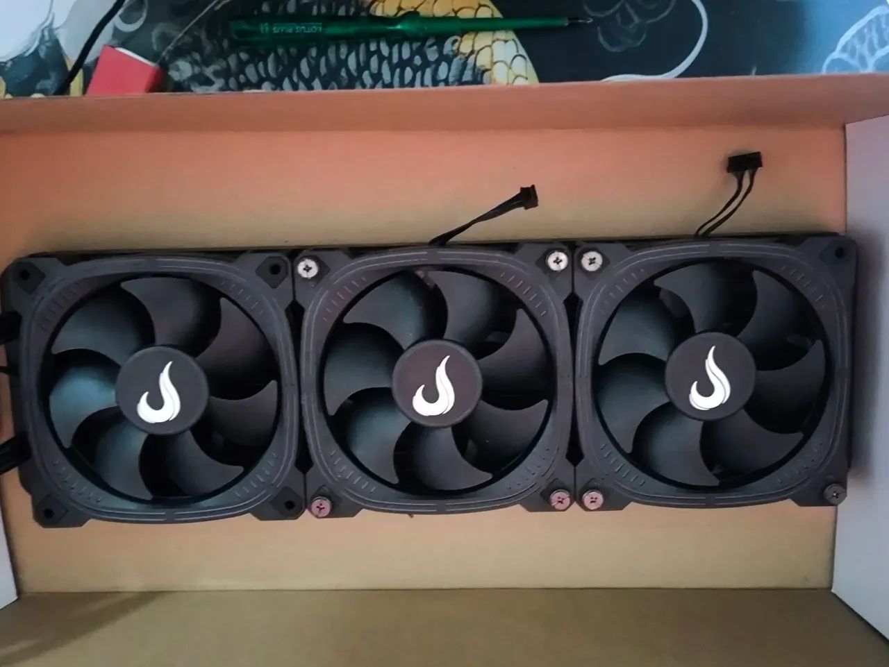 Water cooler Aura Ice Black 360mm - Foto 2