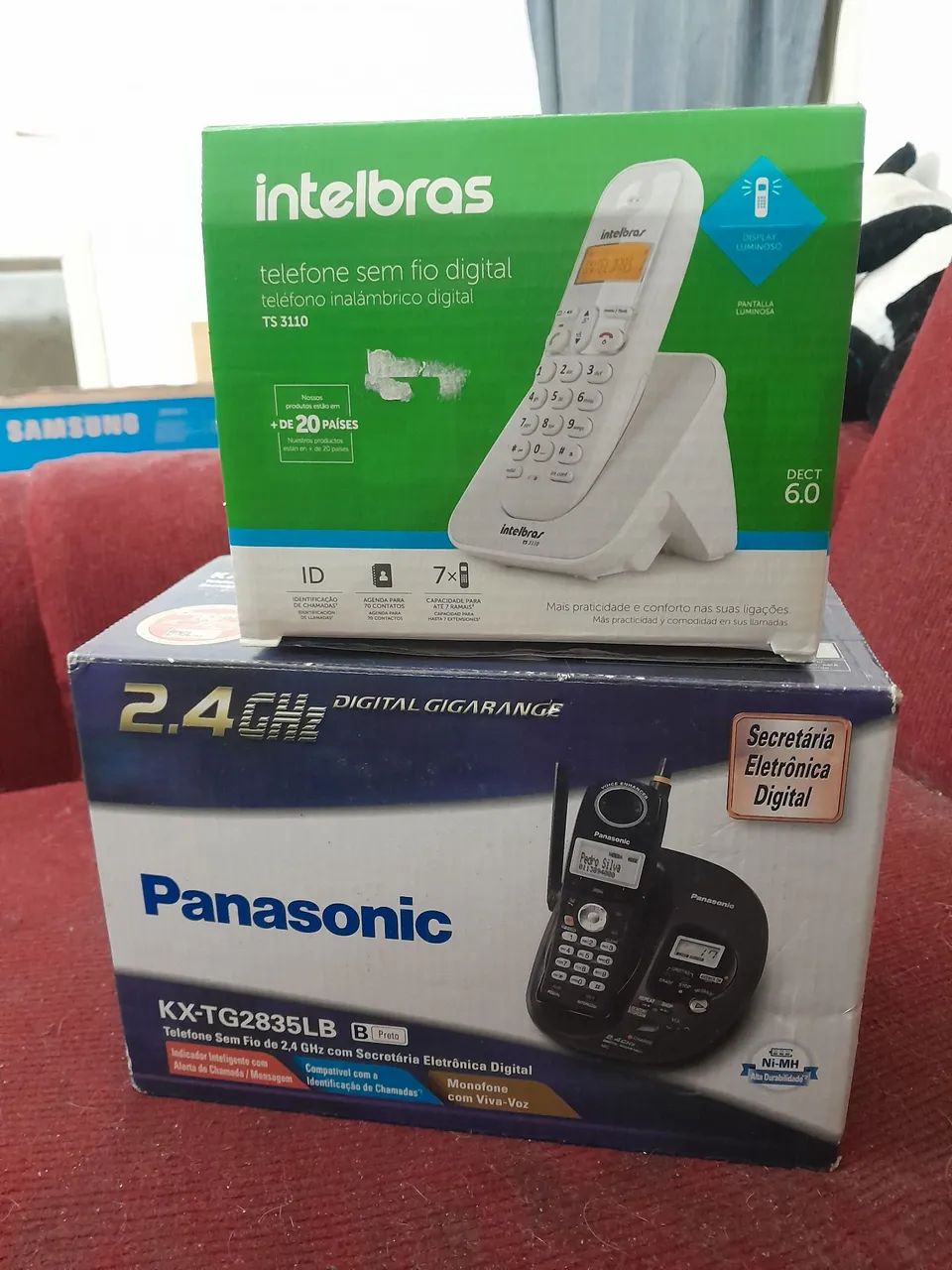 Dois aparelhos de telefone sem fio - Funcionando perfeitamente e na caixa  - Foto 4
