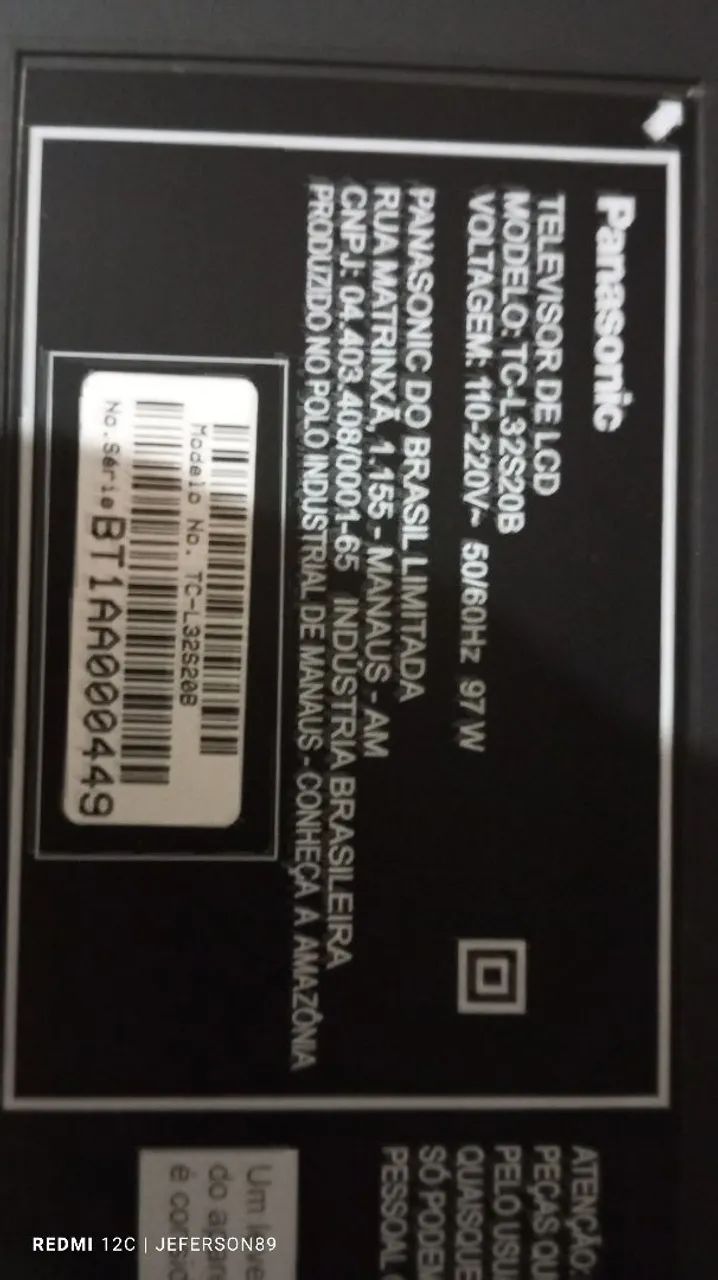 TV PC PANASONIC 32 POLEGADAS PLASMA  - Foto 4