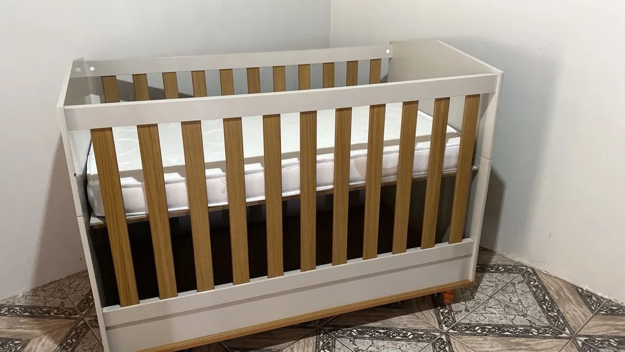 Berço em MDF semi-novo  - Foto 4