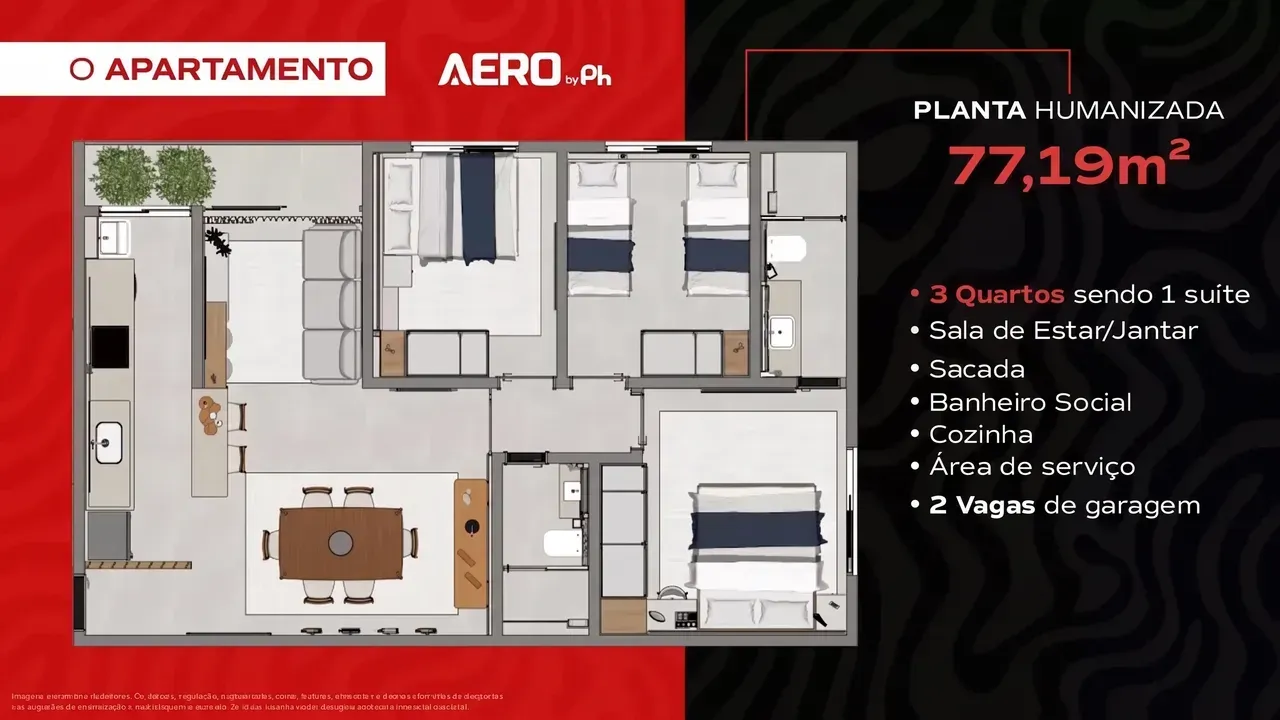 PLANTA 77m²